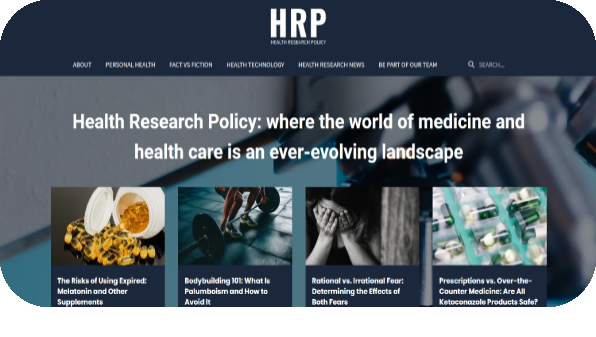 healthresearchpolicy interface